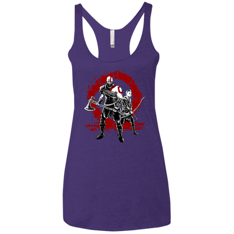 T-Shirts Purple Rush / X-Small Lineage of War Women's Triblend Racerback Tank