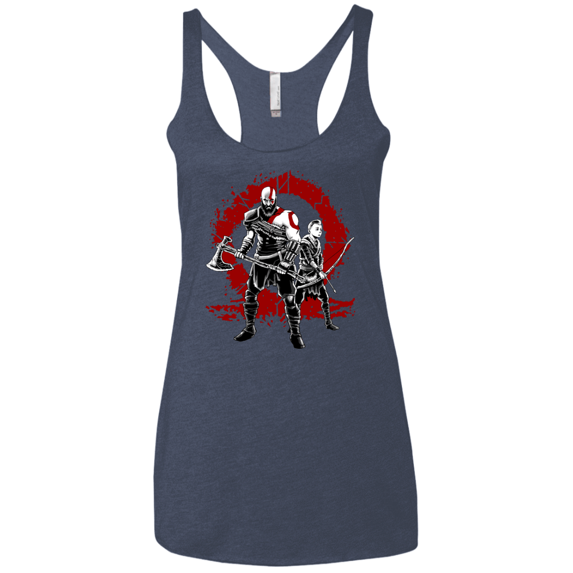 T-Shirts Vintage Navy / X-Small Lineage of War Women's Triblend Racerback Tank