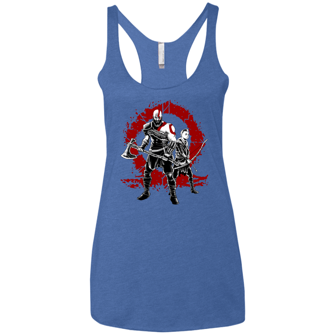 T-Shirts Vintage Royal / X-Small Lineage of War Women's Triblend Racerback Tank