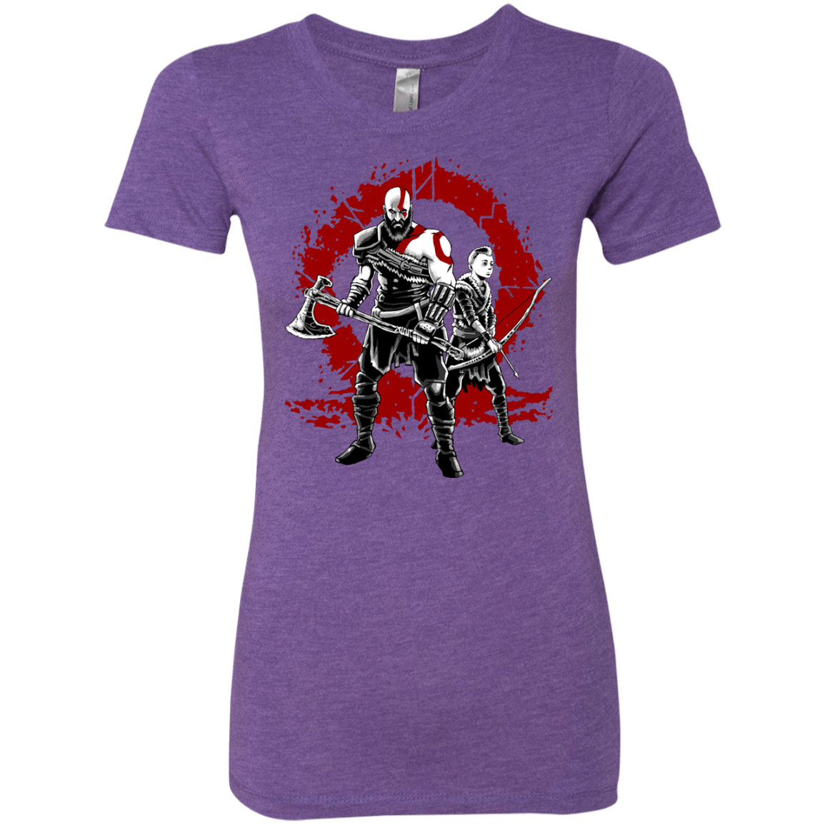 T-Shirts Purple Rush / S Lineage of War Women's Triblend T-Shirt