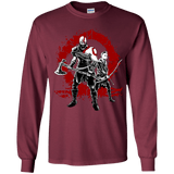 T-Shirts Maroon / YS Lineage of War Youth Long Sleeve T-Shirt