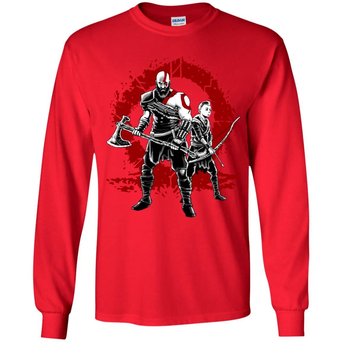 T-Shirts Red / YS Lineage of War Youth Long Sleeve T-Shirt