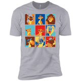 T-Shirts Heather Grey / YXS Lion Pop Boys Premium T-Shirt