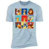 T-Shirts Light Blue / YXS Lion Pop Boys Premium T-Shirt