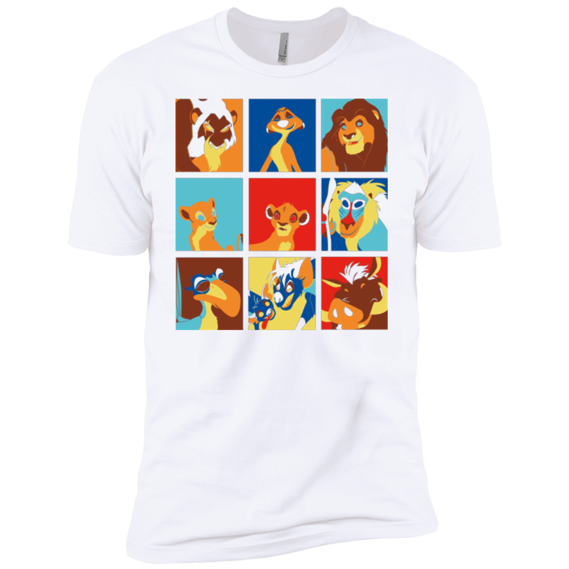 T-Shirts White / YXS Lion Pop Boys Premium T-Shirt