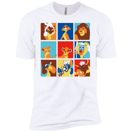 T-Shirts White / YXS Lion Pop Boys Premium T-Shirt