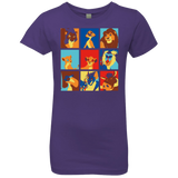 T-Shirts Purple Rush / YXS Lion Pop Girls Premium T-Shirt