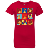 T-Shirts Red / YXS Lion Pop Girls Premium T-Shirt