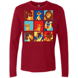 T-Shirts Cardinal / Small Lion Pop Men's Premium Long Sleeve