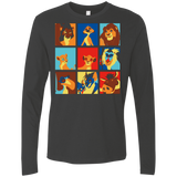 T-Shirts Heavy Metal / Small Lion Pop Men's Premium Long Sleeve