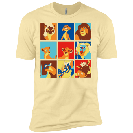 T-Shirts Banana Cream / X-Small Lion Pop Men's Premium T-Shirt
