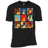 T-Shirts Black / X-Small Lion Pop Men's Premium T-Shirt