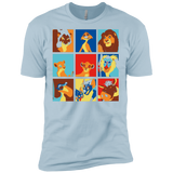 T-Shirts Light Blue / X-Small Lion Pop Men's Premium T-Shirt