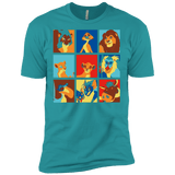 T-Shirts Tahiti Blue / X-Small Lion Pop Men's Premium T-Shirt
