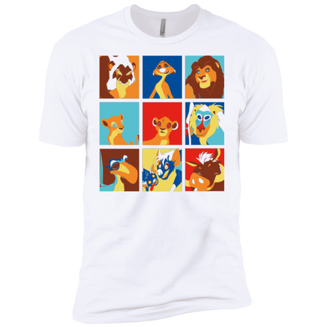T-Shirts White / X-Small Lion Pop Men's Premium T-Shirt