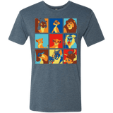 T-Shirts Indigo / Small Lion Pop Men's Triblend T-Shirt