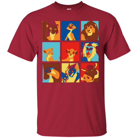 T-Shirts Cardinal / Small Lion Pop T-Shirt