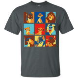 T-Shirts Dark Heather / Small Lion Pop T-Shirt