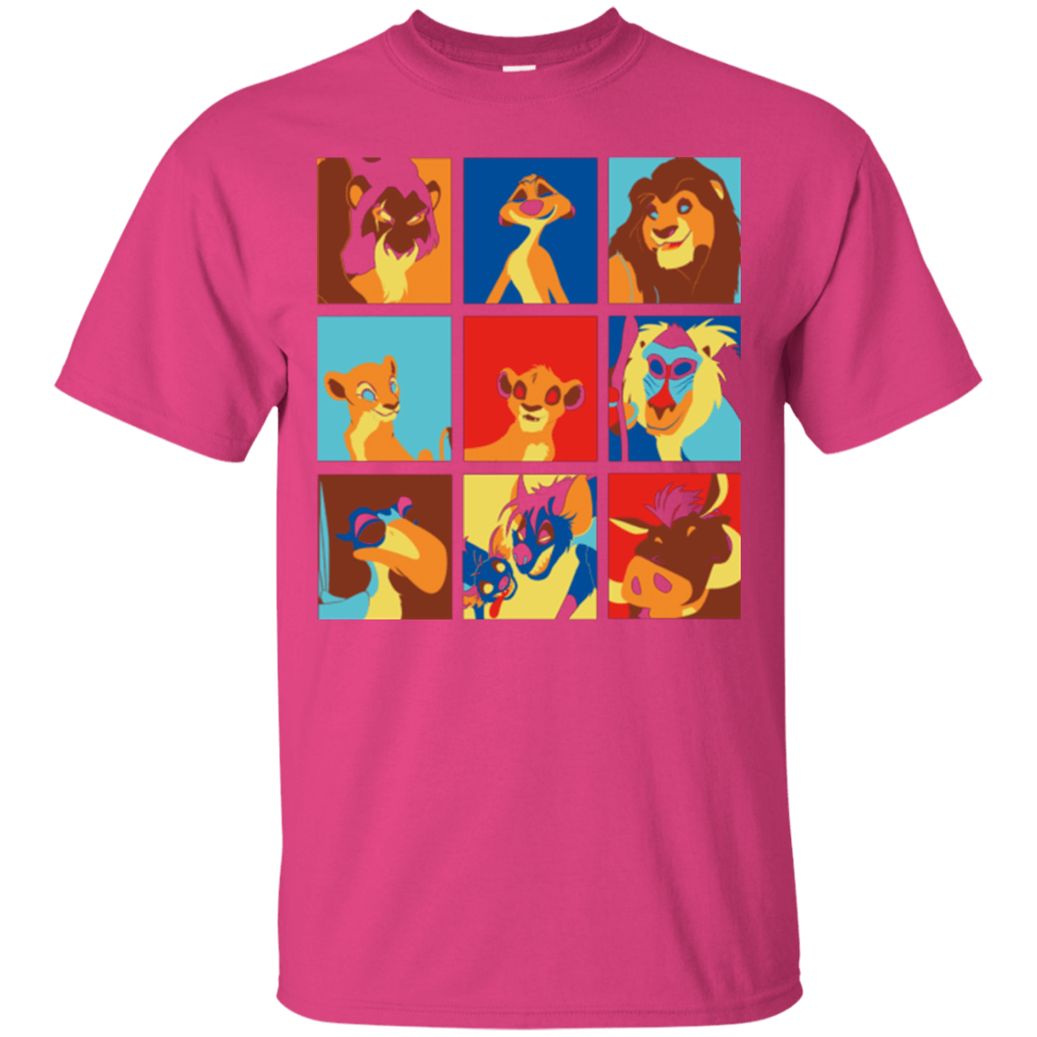 T-Shirts Heliconia / Small Lion Pop T-Shirt