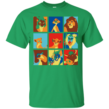 T-Shirts Irish Green / Small Lion Pop T-Shirt