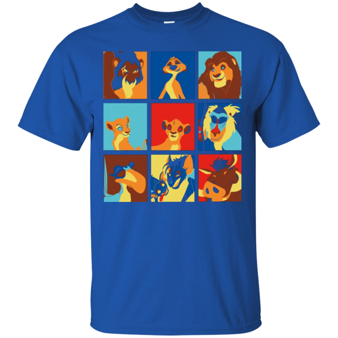 T-Shirts Royal / Small Lion Pop T-Shirt