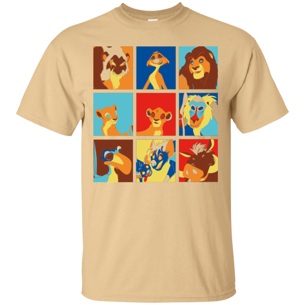 T-Shirts Vegas Gold / Small Lion Pop T-Shirt