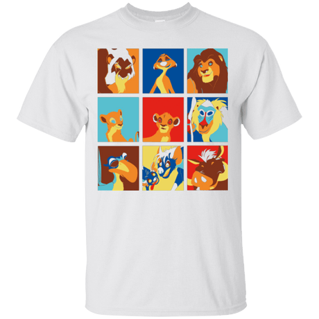 T-Shirts White / Small Lion Pop T-Shirt