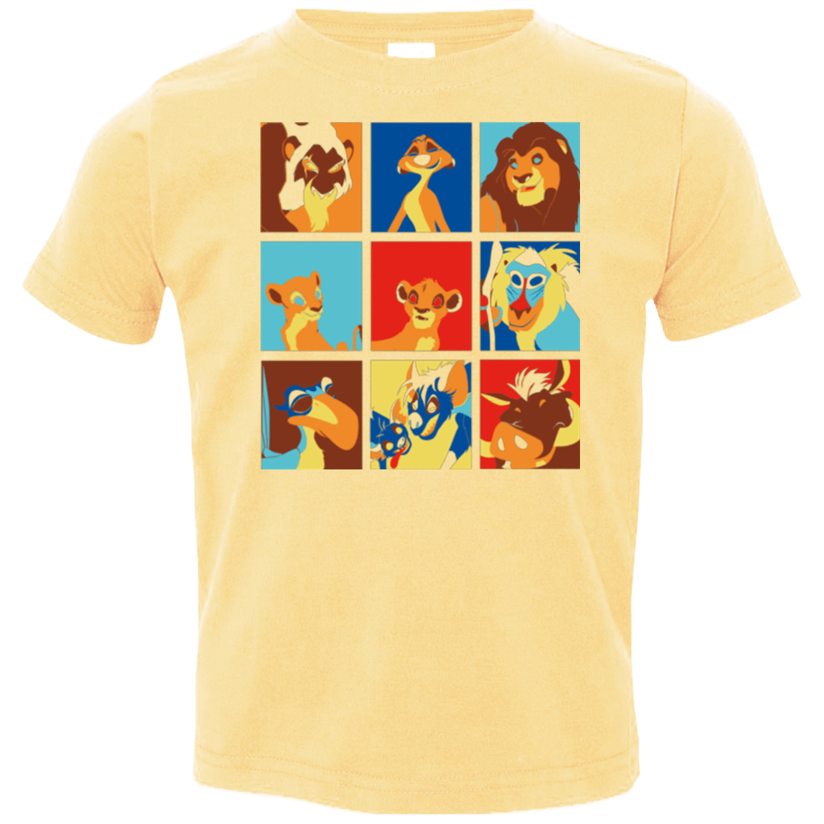 T-Shirts Butter / 2T Lion Pop Toddler Premium T-Shirt