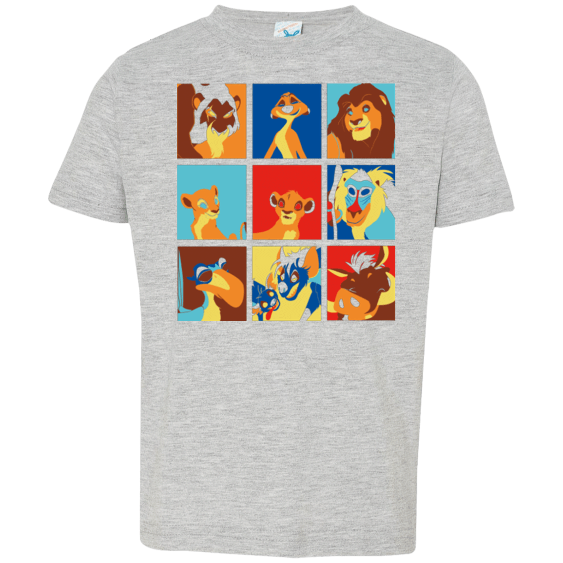 T-Shirts Heather / 2T Lion Pop Toddler Premium T-Shirt