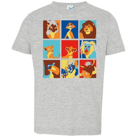 T-Shirts Heather / 2T Lion Pop Toddler Premium T-Shirt