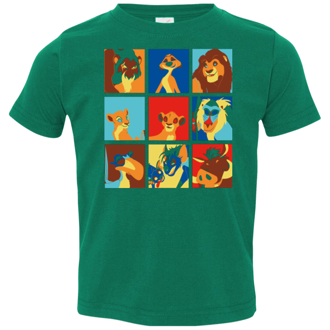 T-Shirts Kelly / 2T Lion Pop Toddler Premium T-Shirt