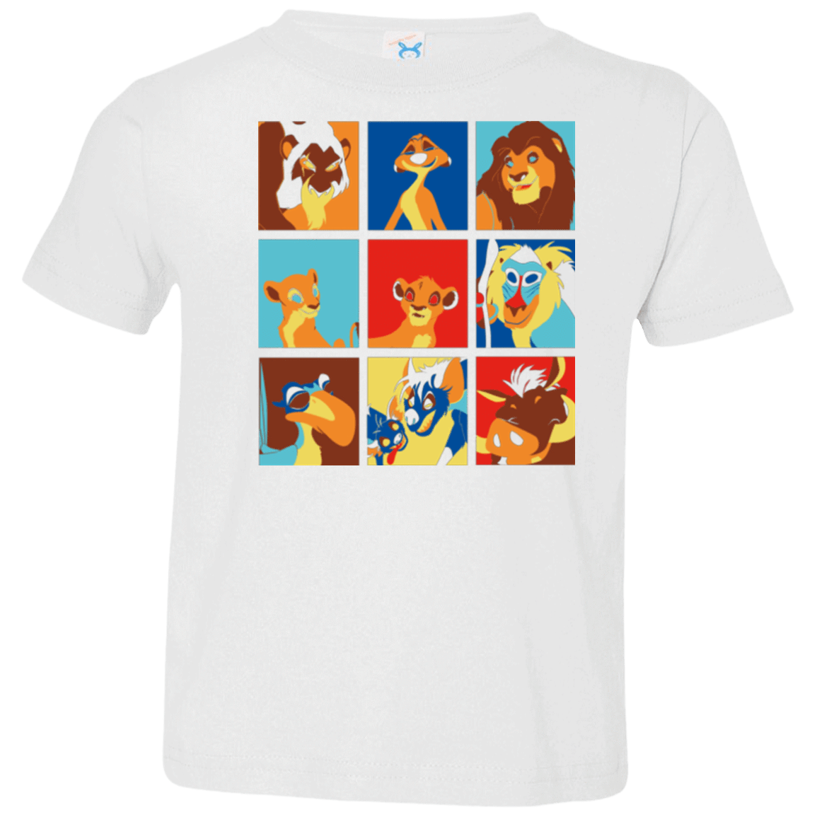 T-Shirts White / 2T Lion Pop Toddler Premium T-Shirt