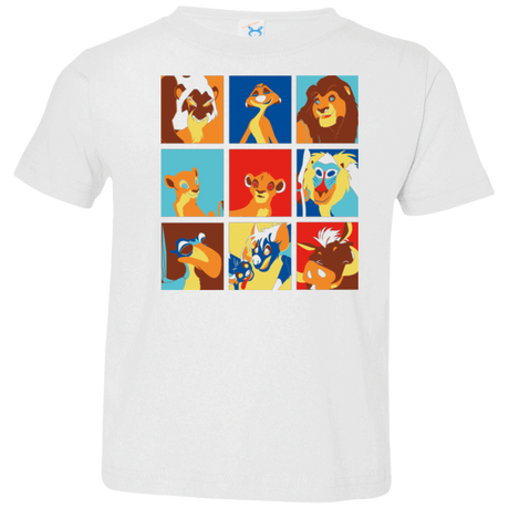 T-Shirts White / 2T Lion Pop Toddler Premium T-Shirt