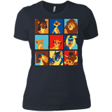 T-Shirts Indigo / X-Small Lion Pop Women's Premium T-Shirt