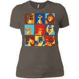 T-Shirts Warm Grey / X-Small Lion Pop Women's Premium T-Shirt