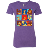 T-Shirts Purple Rush / Small Lion Pop Women's Triblend T-Shirt