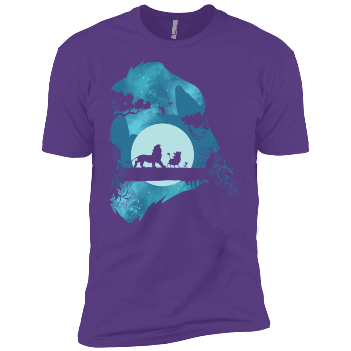 T-Shirts Purple Rush / YXS Lion Portrait Boys Premium T-Shirt