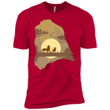 T-Shirts Red / YXS Lion Portrait Boys Premium T-Shirt