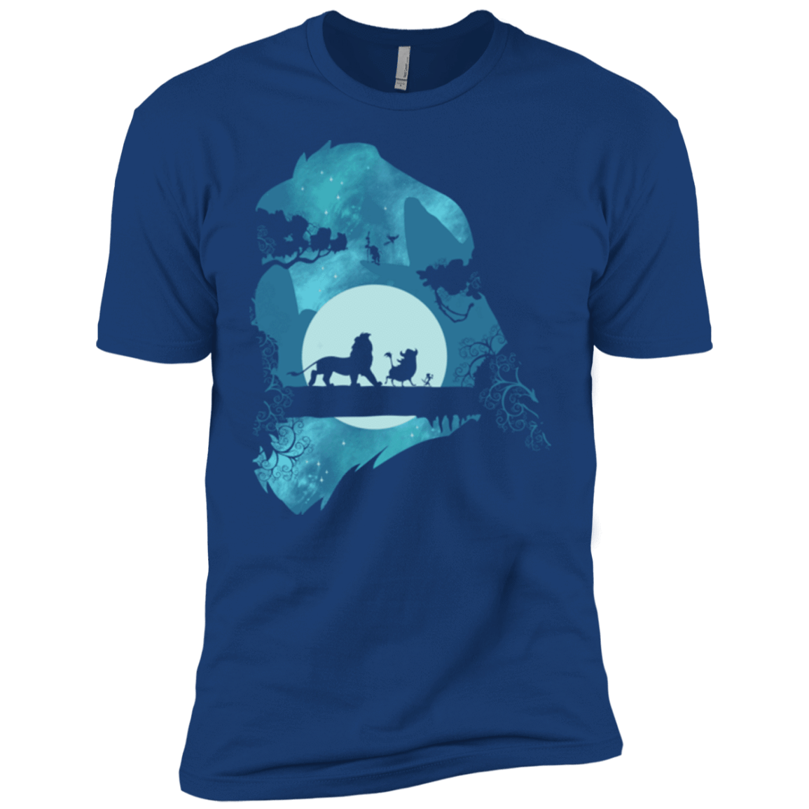 T-Shirts Royal / YXS Lion Portrait Boys Premium T-Shirt