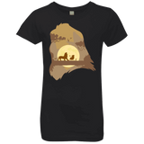 T-Shirts Black / YXS Lion Portrait Girls Premium T-Shirt
