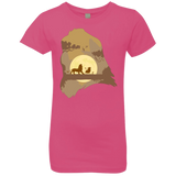 T-Shirts Hot Pink / YXS Lion Portrait Girls Premium T-Shirt