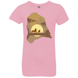 T-Shirts Light Pink / YXS Lion Portrait Girls Premium T-Shirt