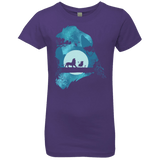 T-Shirts Purple Rush / YXS Lion Portrait Girls Premium T-Shirt