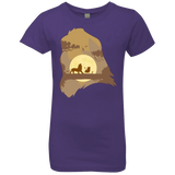 T-Shirts Purple Rush / YXS Lion Portrait Girls Premium T-Shirt