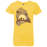 T-Shirts Vibrant Yellow / YXS Lion Portrait Girls Premium T-Shirt
