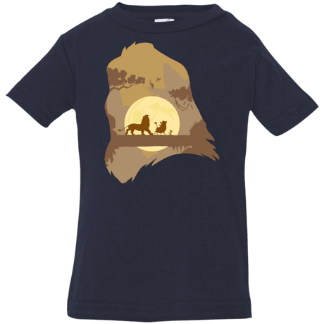 T-Shirts Navy / 6 Months Lion Portrait Infant PremiumT-Shirt