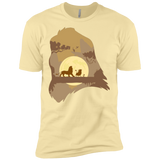T-Shirts Banana Cream / X-Small Lion Portrait Men's Premium T-Shirt