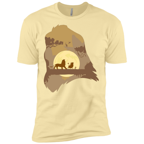 T-Shirts Banana Cream / X-Small Lion Portrait Men's Premium T-Shirt