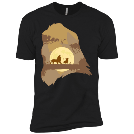 T-Shirts Black / X-Small Lion Portrait Men's Premium T-Shirt
