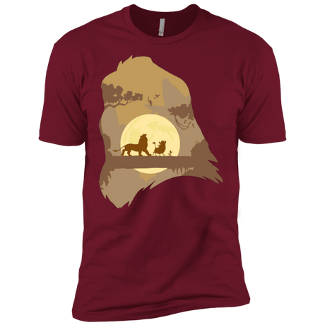 T-Shirts Cardinal / X-Small Lion Portrait Men's Premium T-Shirt